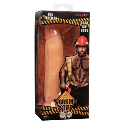 Working Stiff by Calexotics Gode Réaliste The Fireman 16 x 4.3cm